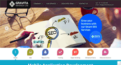 Desktop Screenshot of gravitainfotech.com
